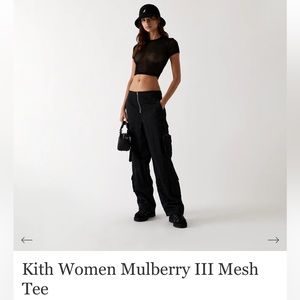 Kith Mulberrry Mesh Tee